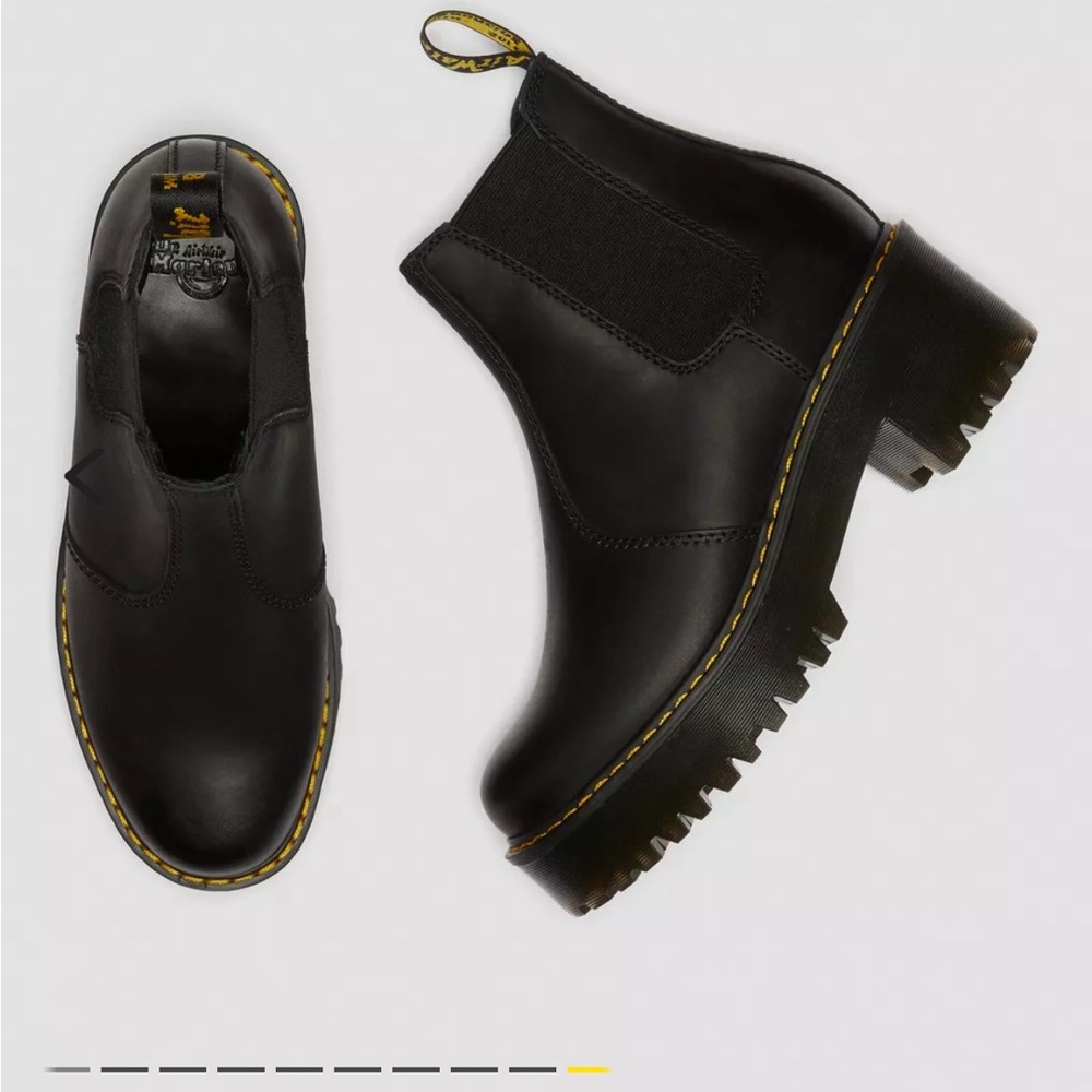 Dr. Martens Black Platform Shoes